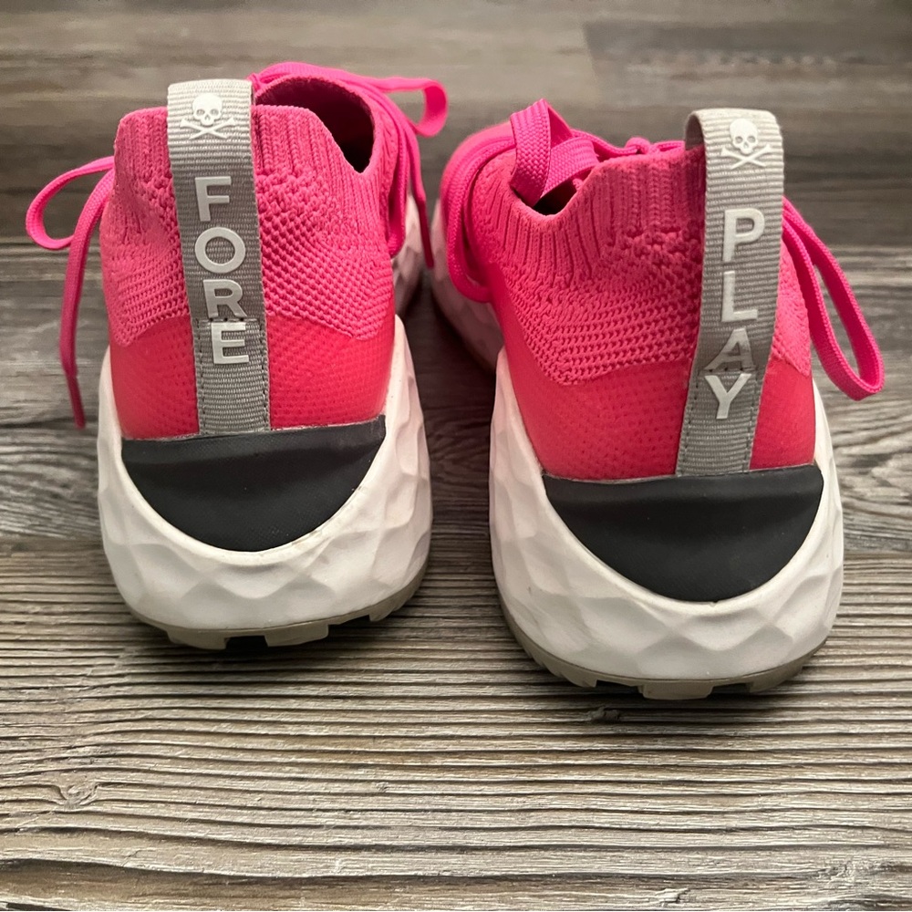 G/FORE Pink and Gray Sneakers/Golf Shoes - Picture 4 of 15